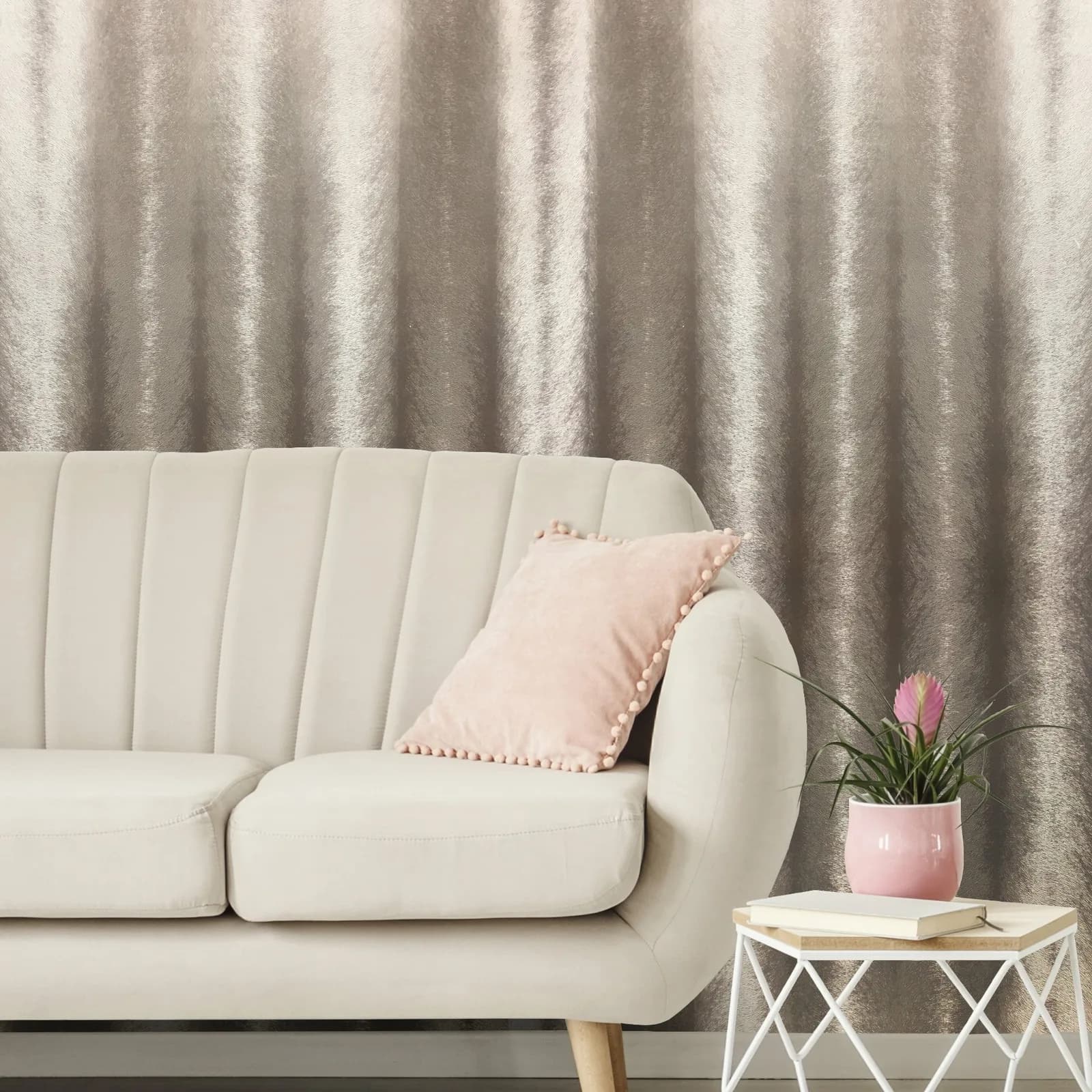 Papel de Colgadura Oro Rosa Rollo de 5,2m²