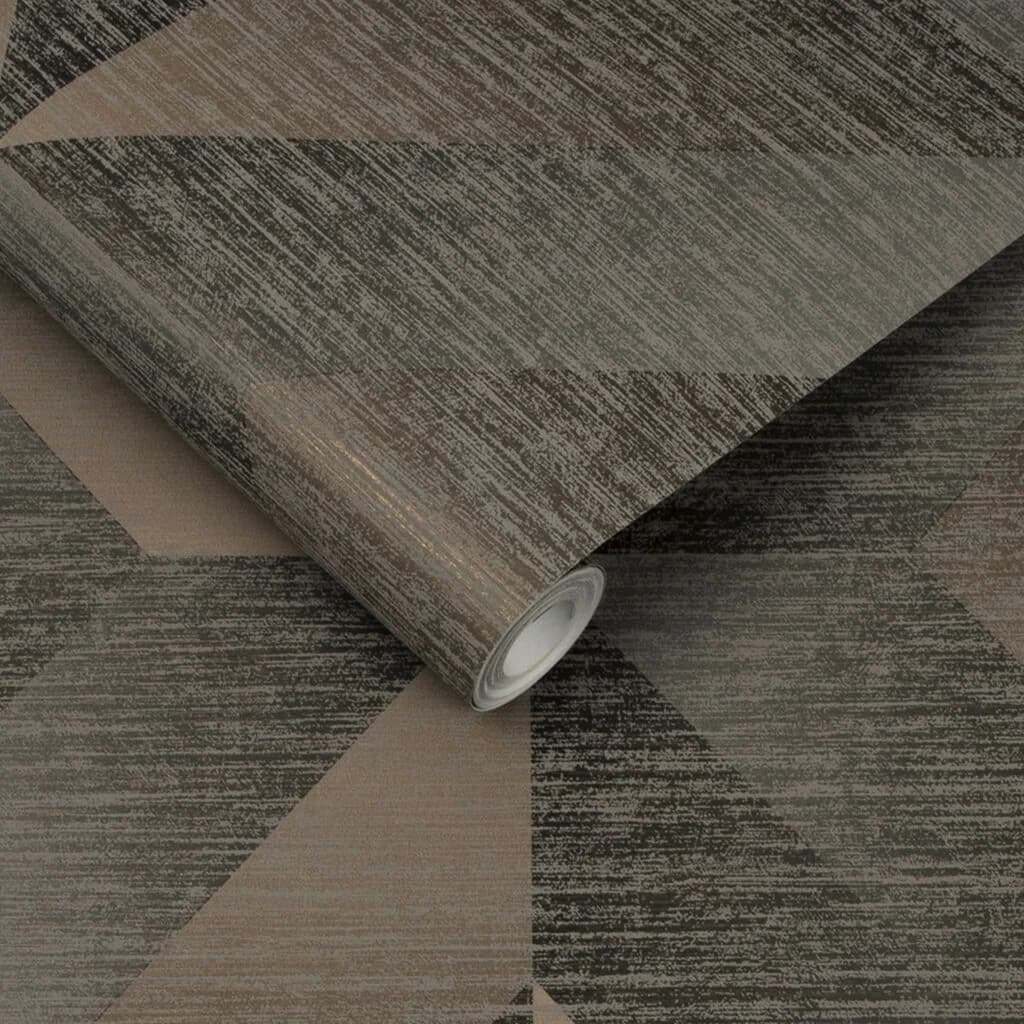 Papel de Colgadura Bronce con Textura Rollo de 5,2m²